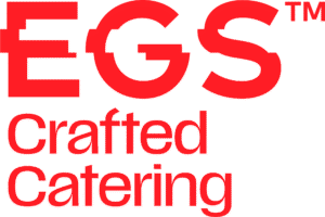 gestapelt rot Logo EGS Crafted Catering Bochum Fingerfood Buffet Partyservice Foodtruck NRW